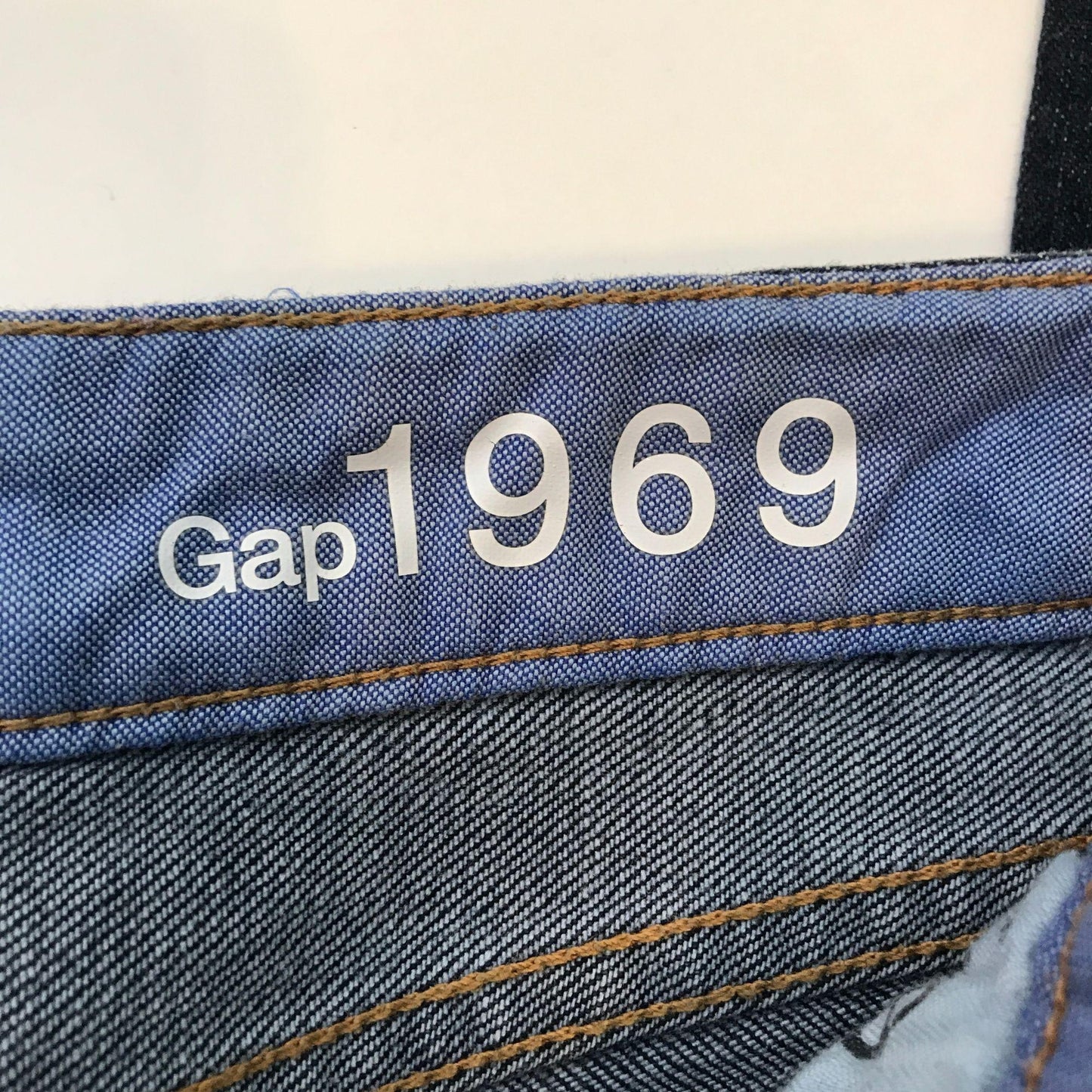 Gap 1969 Womens 12/31 Sexy Boot Cut Blue Denim Jeans Dark Wash Mid Rise 5 Pocket