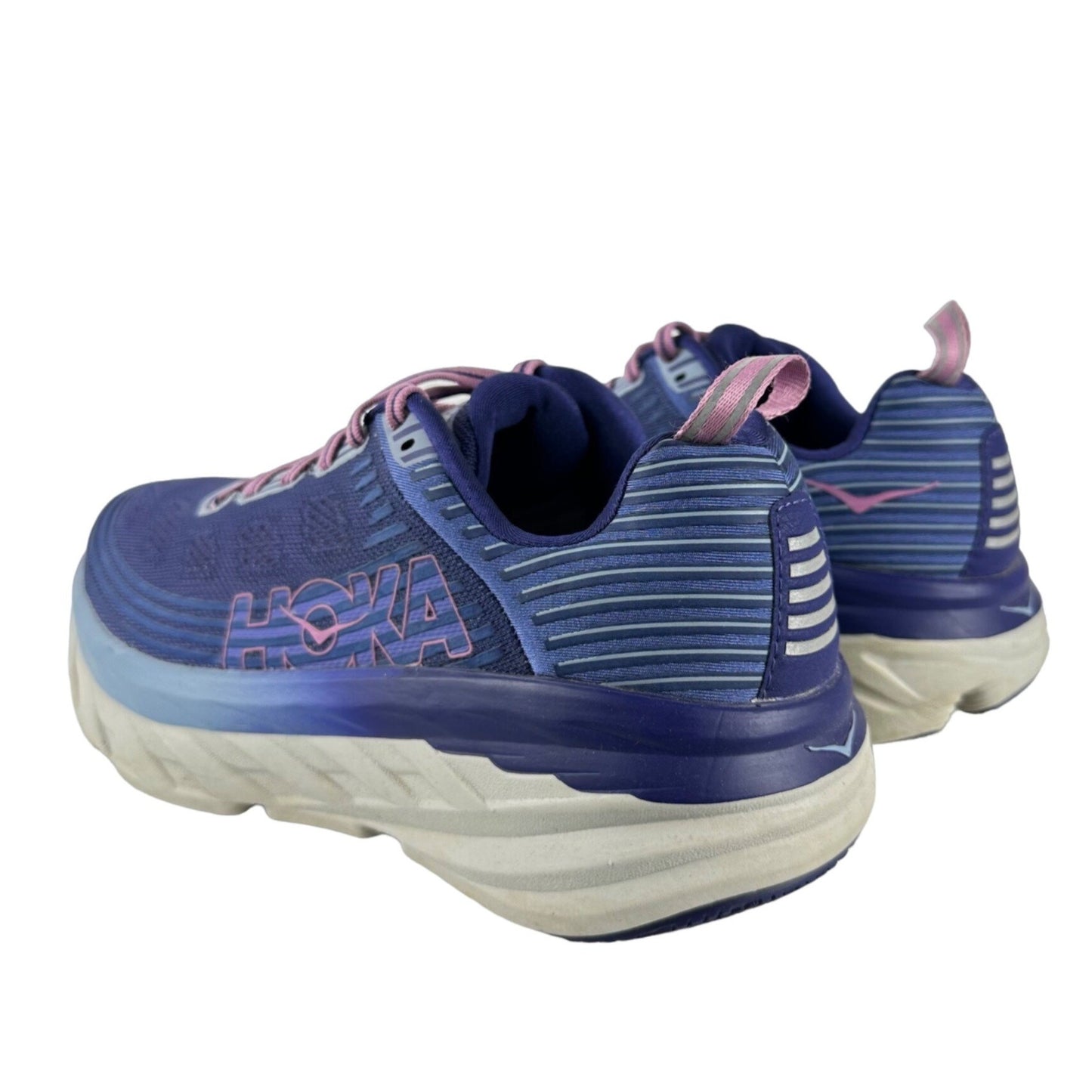 Hoka One One Womens Bondi 6 Running Shoes Purple 1019270 Sneakers Walking Size 8