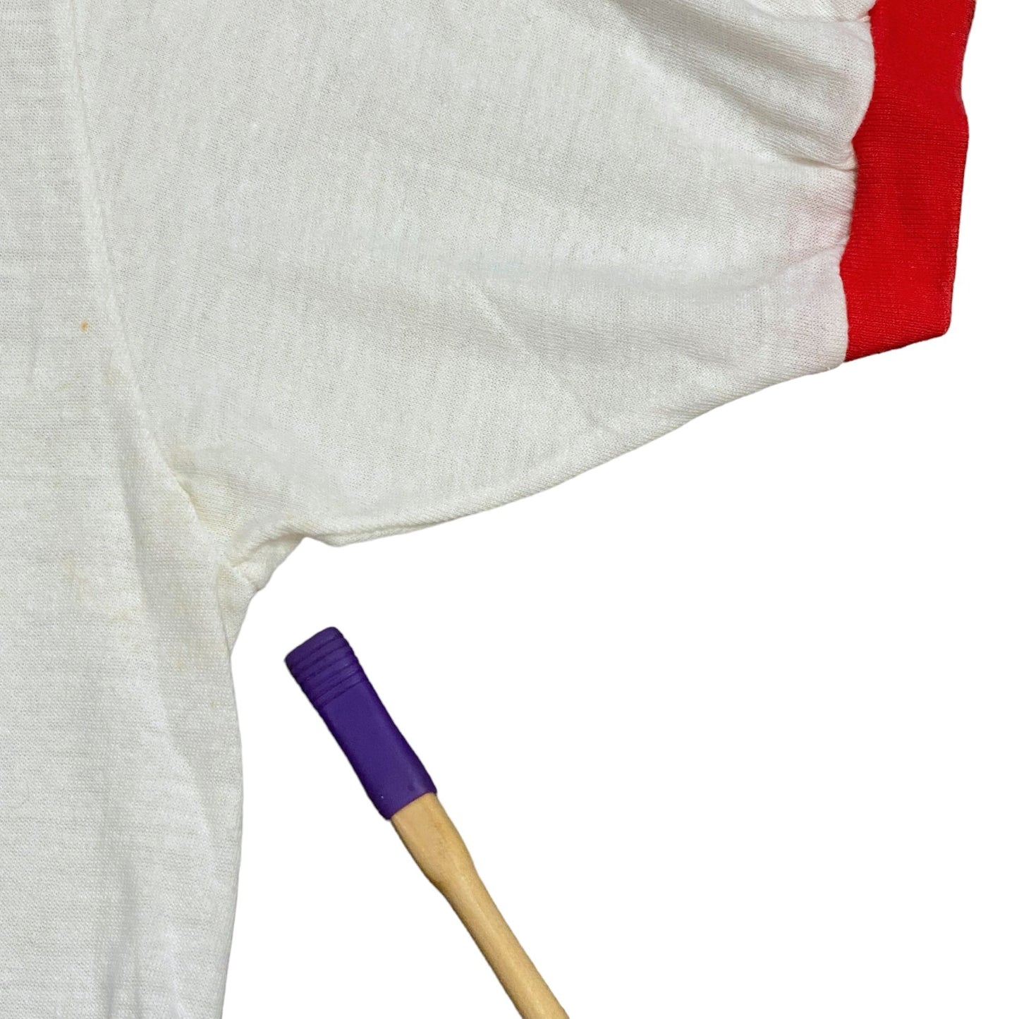 Vintage Shiner Premium Beer Tshirt 70s XL Ringer Tee Texas Velva Sheen Paper Tag