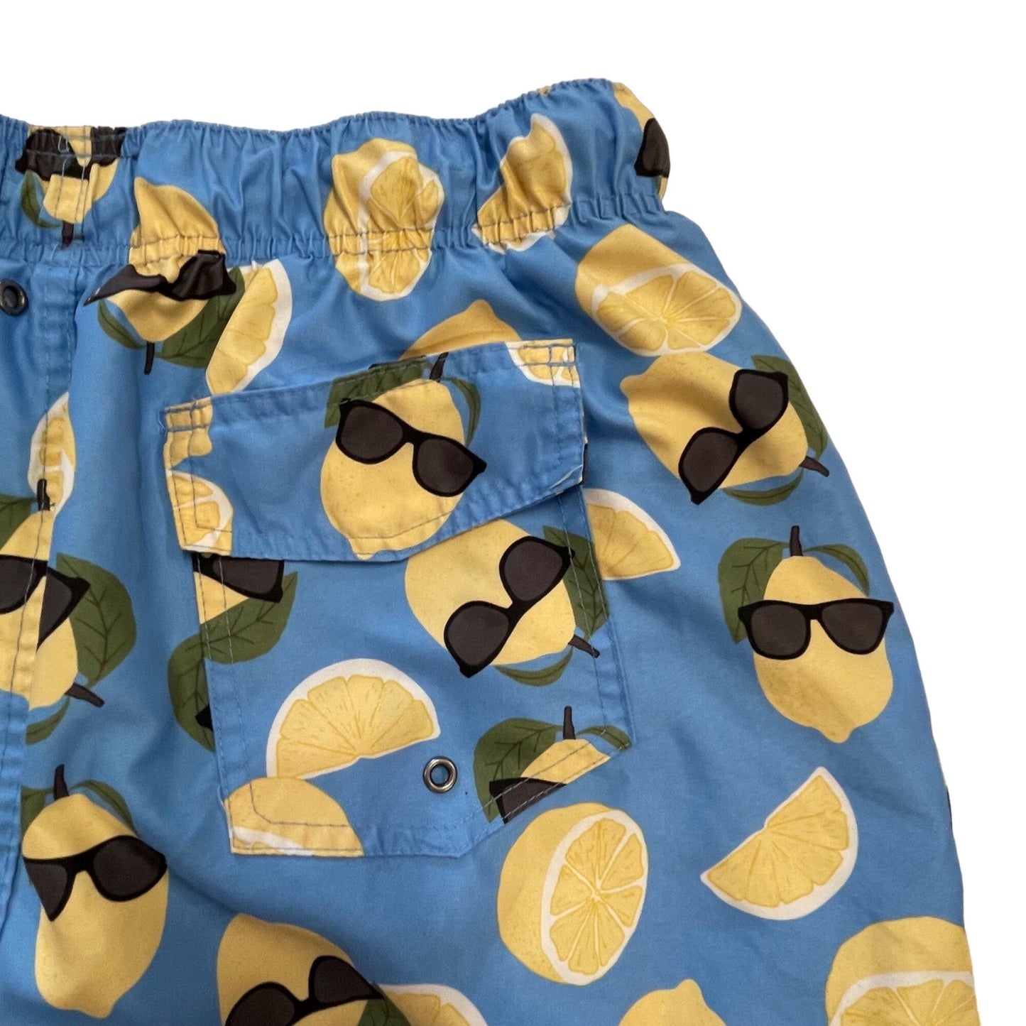 Charleston Threads XXL Lemonheads Swim Trunks Lined Lemon Elastic Draw String