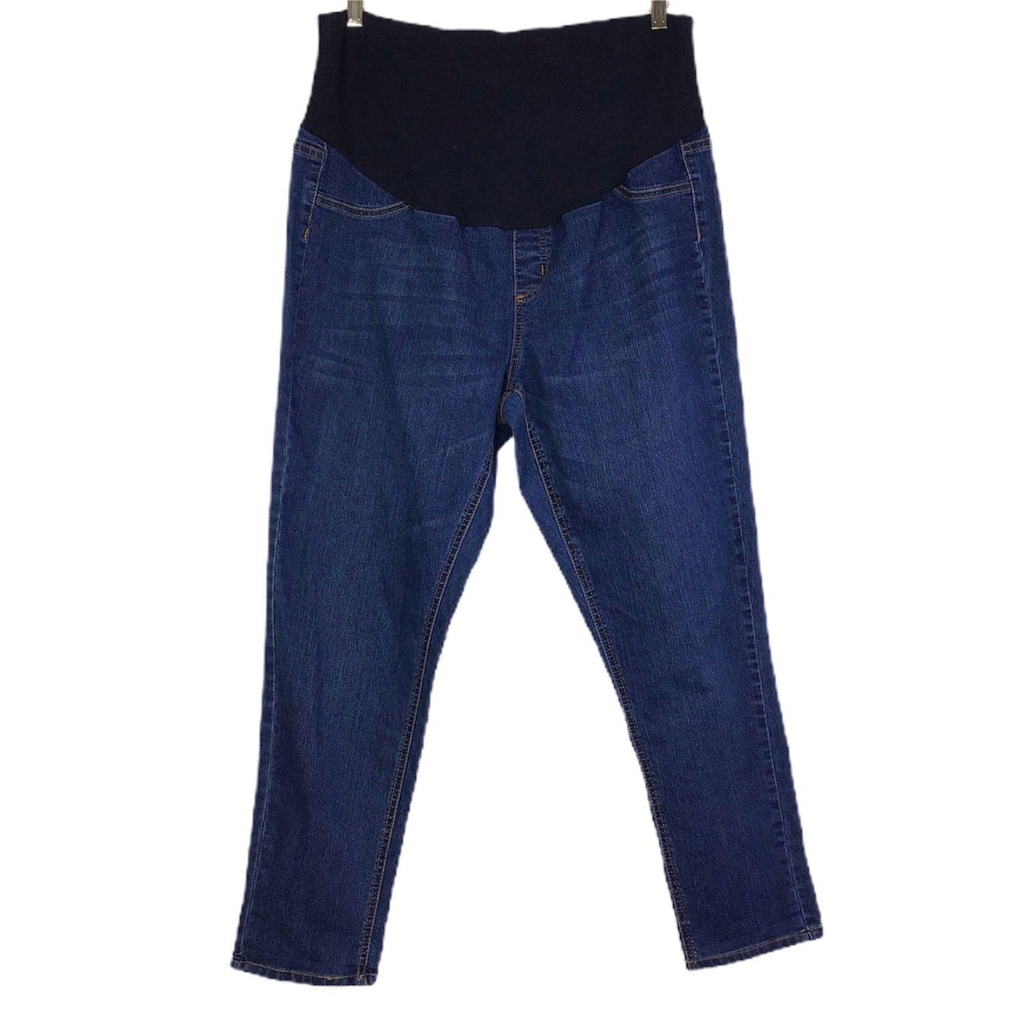 Planet Motherhood Maternity XL Skinny Jeans Belly Band Support Panel Stretch