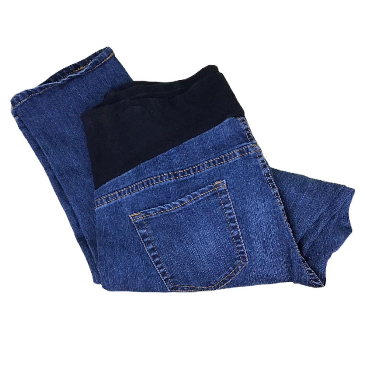 Planet Motherhood Maternity XL Skinny Jeans Belly Band Support Panel Stretch