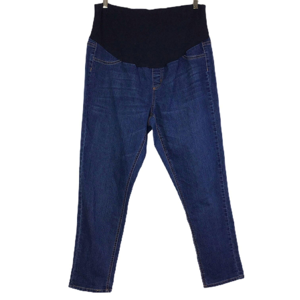Planet Motherhood Maternity XL Skinny Jeans Belly Band Support Panel Stretch