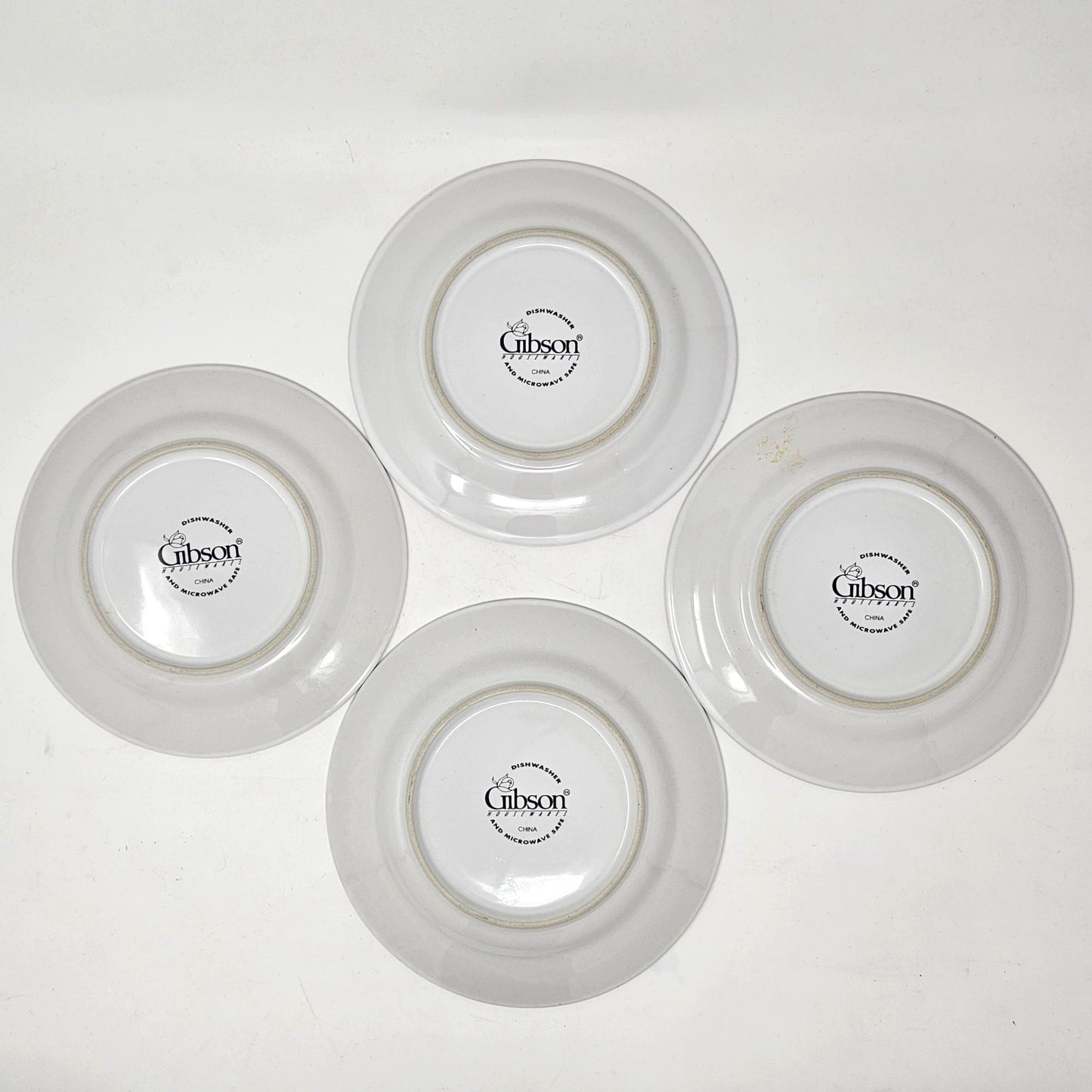 Gibson Design Mojave Set of 4 Salad Bread or Sauce Plate Diameter 7 7/8"