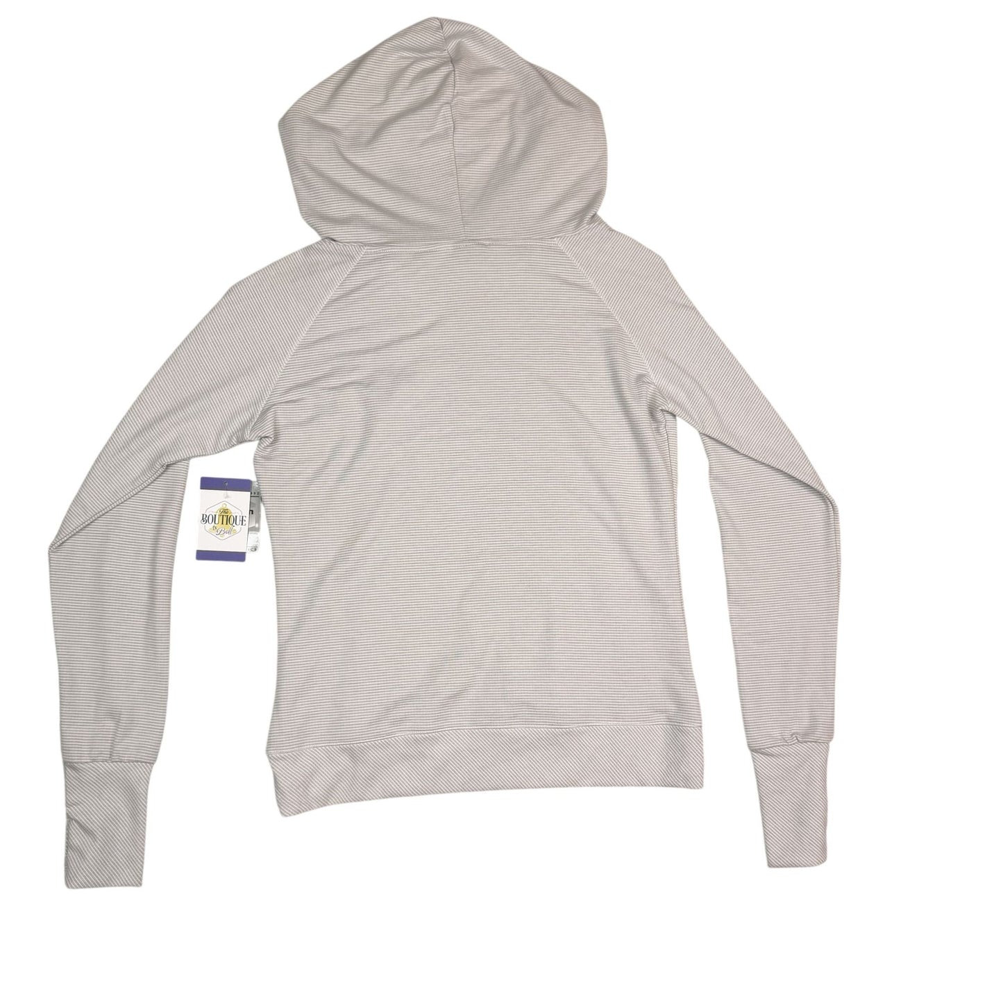 NWT Florida Gators Womens M Lightweight Hoodie Stadium Athletics Gray Striped