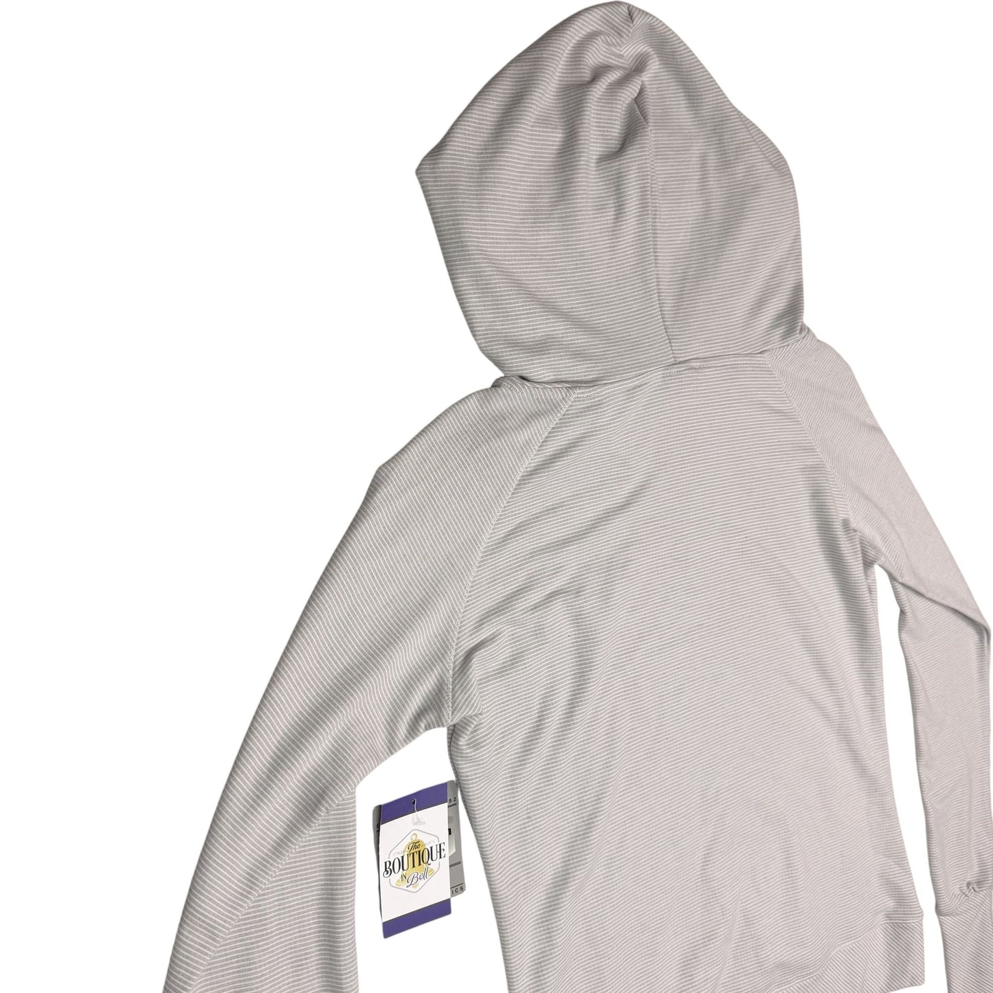 NWT Florida Gators Womens M Lightweight Hoodie Stadium Athletics Gray Striped