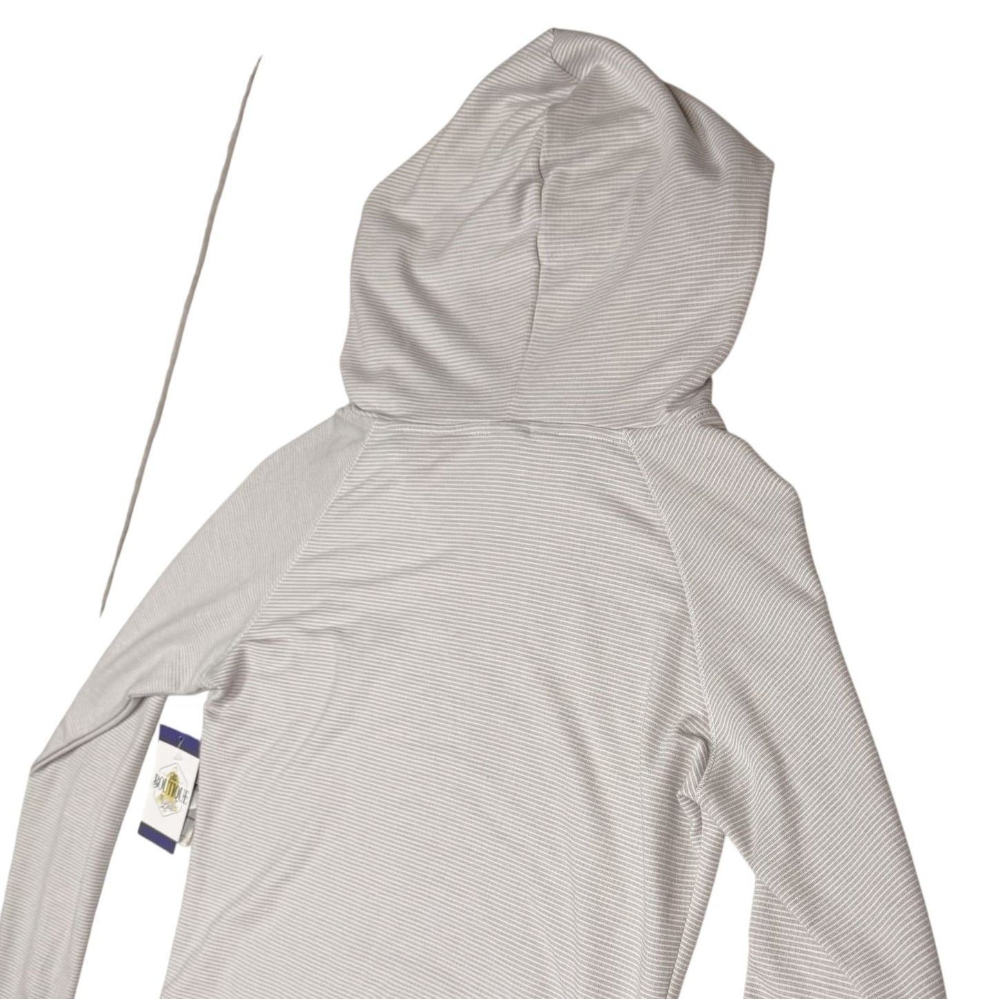 NWT Florida Gators Womens M Lightweight Hoodie Stadium Athletics Gray Striped