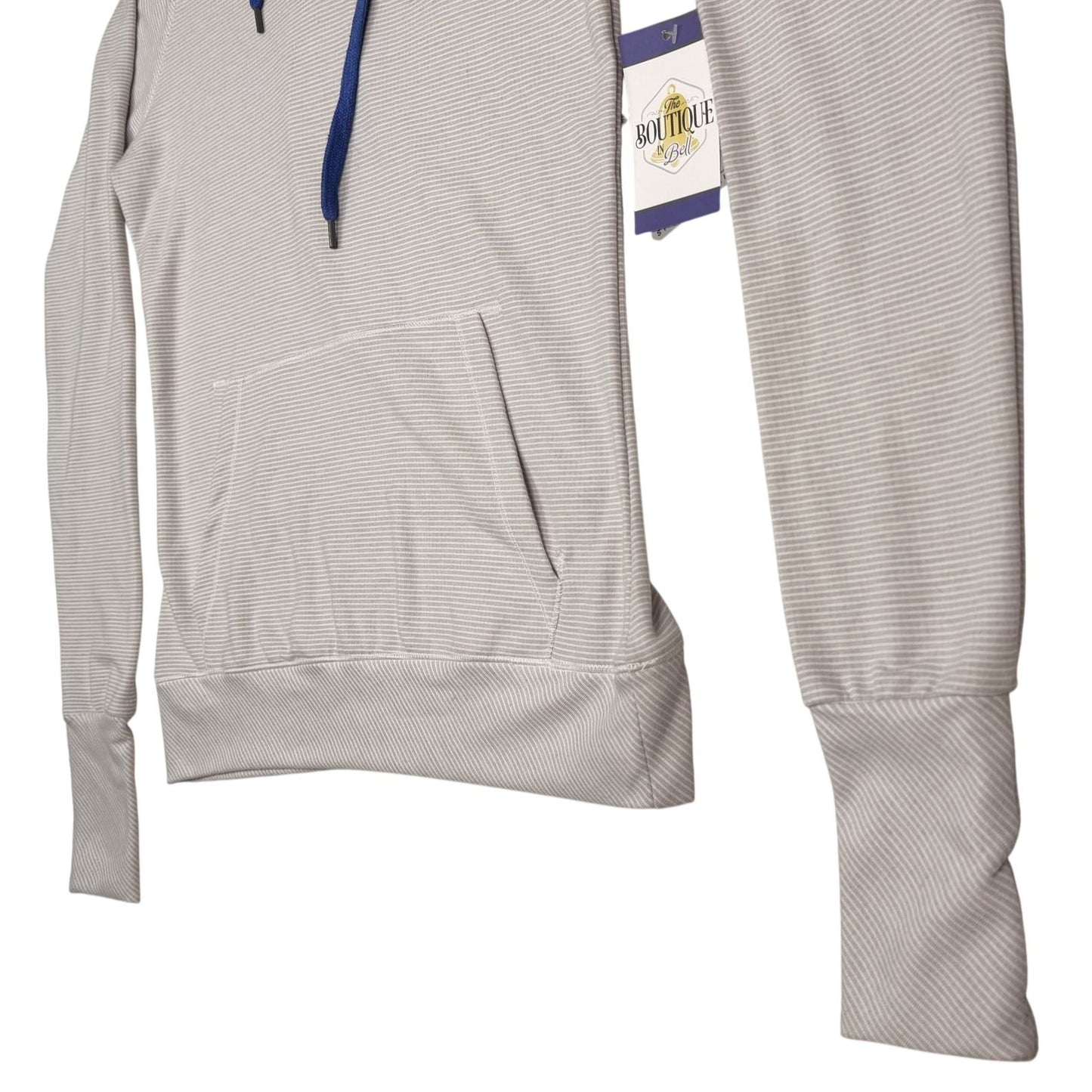 NWT Florida Gators Womens M Lightweight Hoodie Stadium Athletics Gray Striped