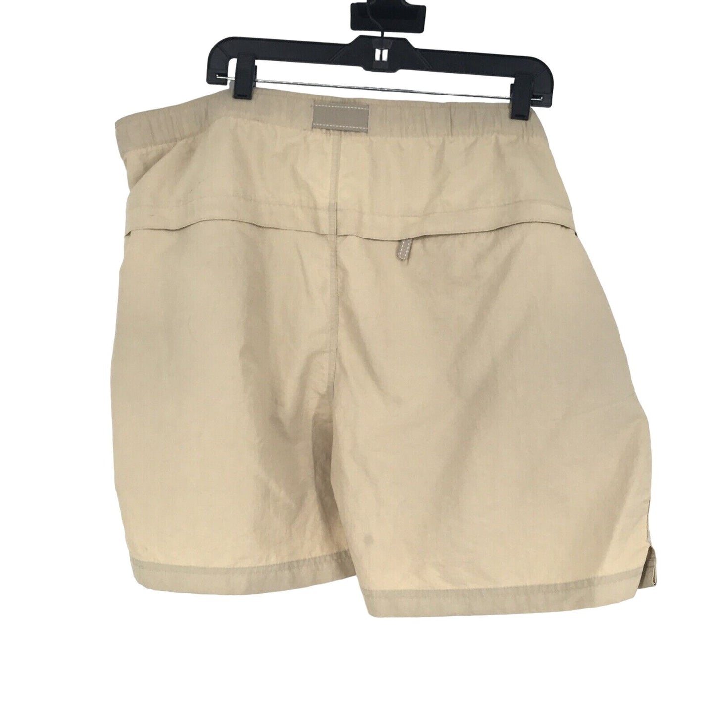 LANDS END XXL 44-46 Traditional Fit Tan Swim Trunks Men Elastic Waist Belt