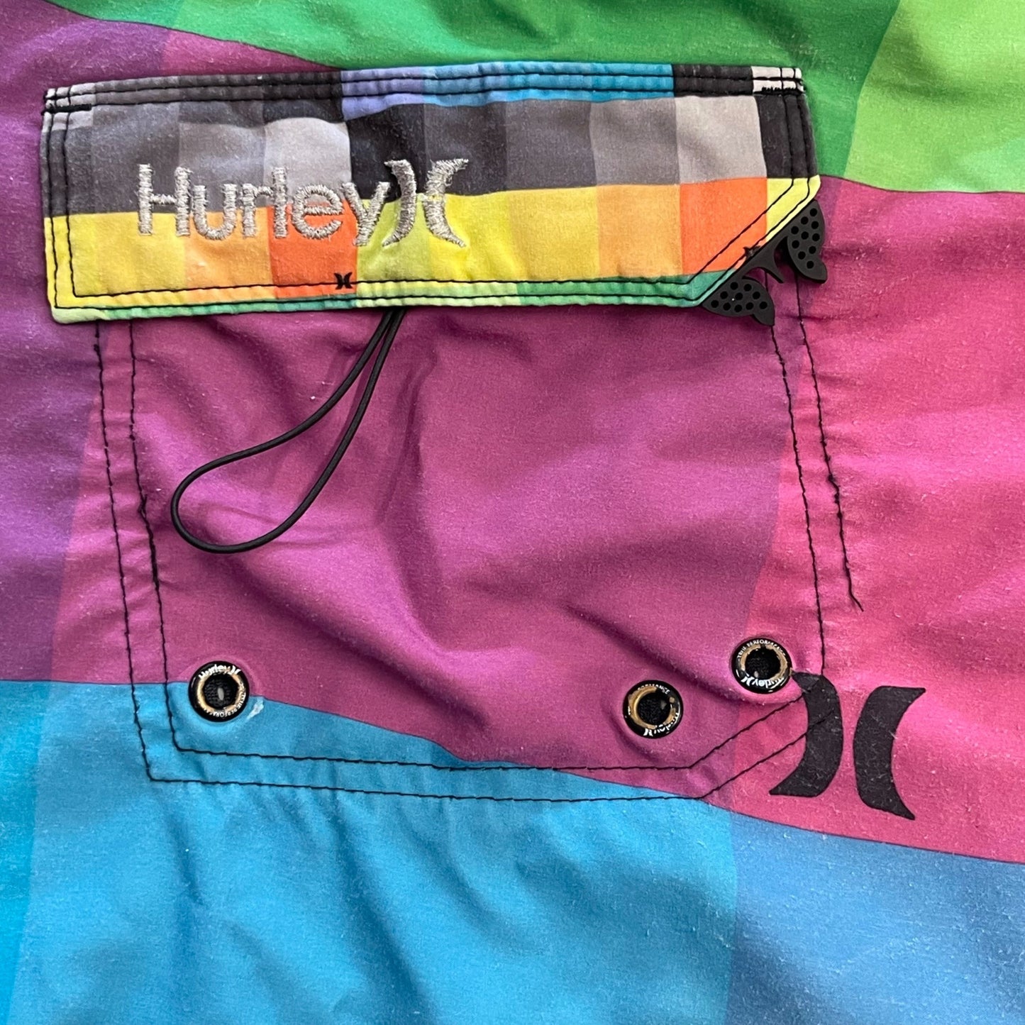 Hurley Youth 26/10 Phantom Board Shorts Colorblock 4 Way Stretch Swim Surf