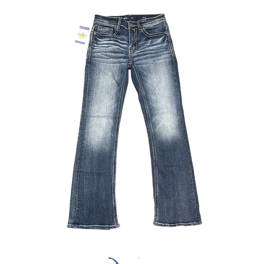 Buckle Brand BKE Mens 28x30 Aiden Bootcut Jeans Stretch Slim Fit Thick Stitching