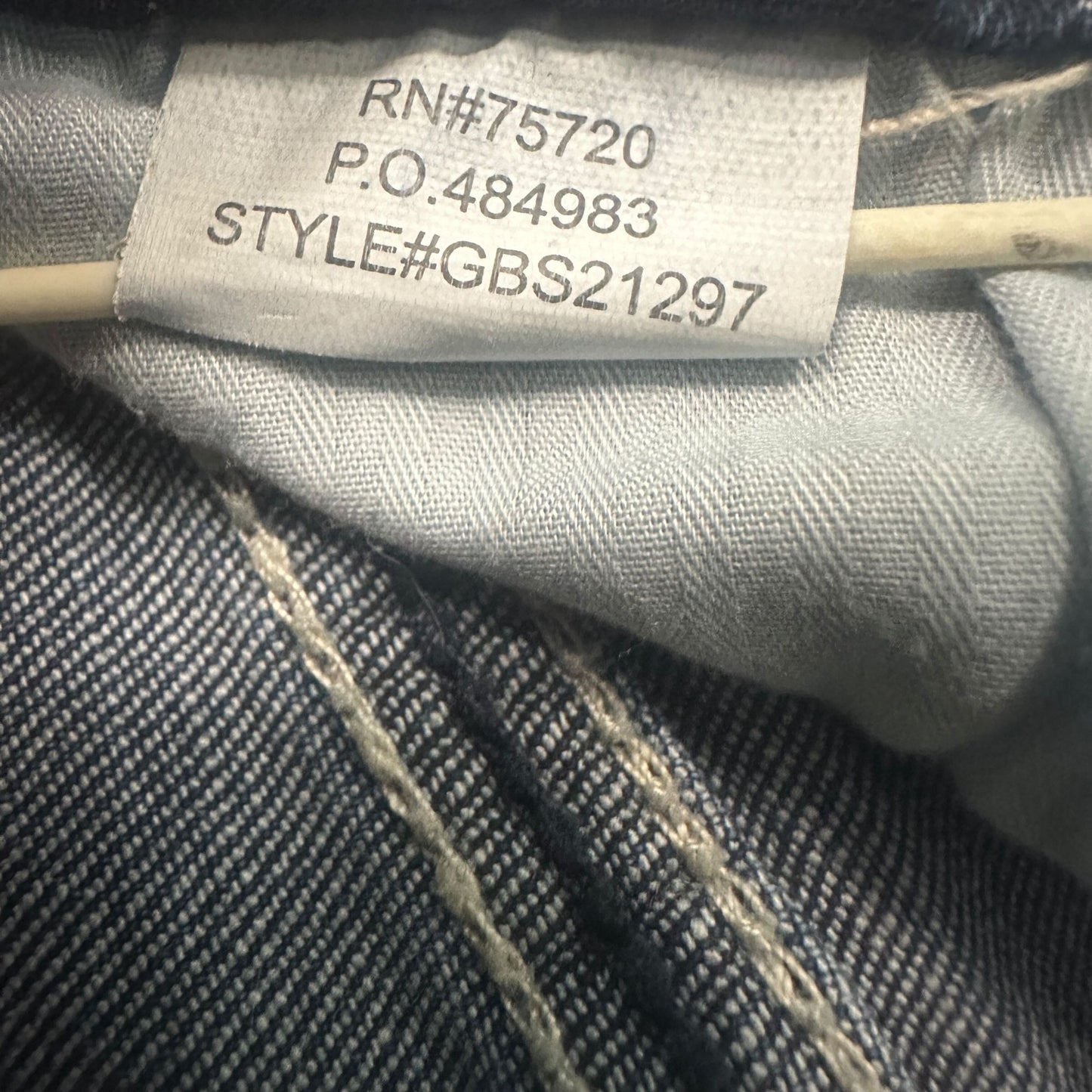 Buckle Brand BKE Mens 28x30 Aiden Bootcut Jeans Stretch Slim Fit Thick Stitching