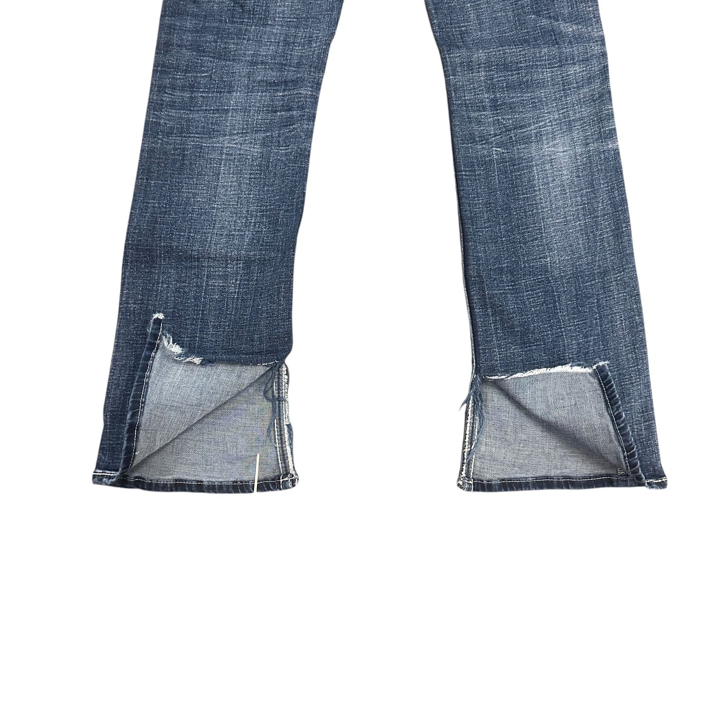 Buckle Brand BKE Mens 28x30 Aiden Bootcut Jeans Stretch Slim Fit Thick Stitching