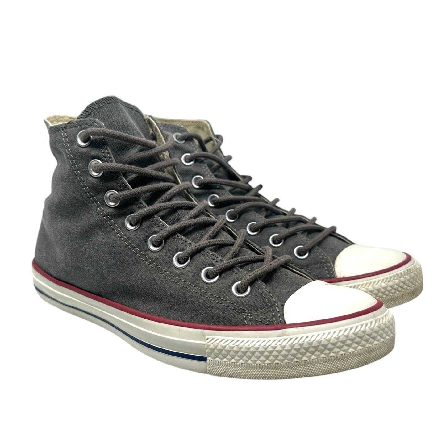 Converse All Star Mens 9.5 Men 11.5 Womens Gray High Top Fashion Sneakers Skater