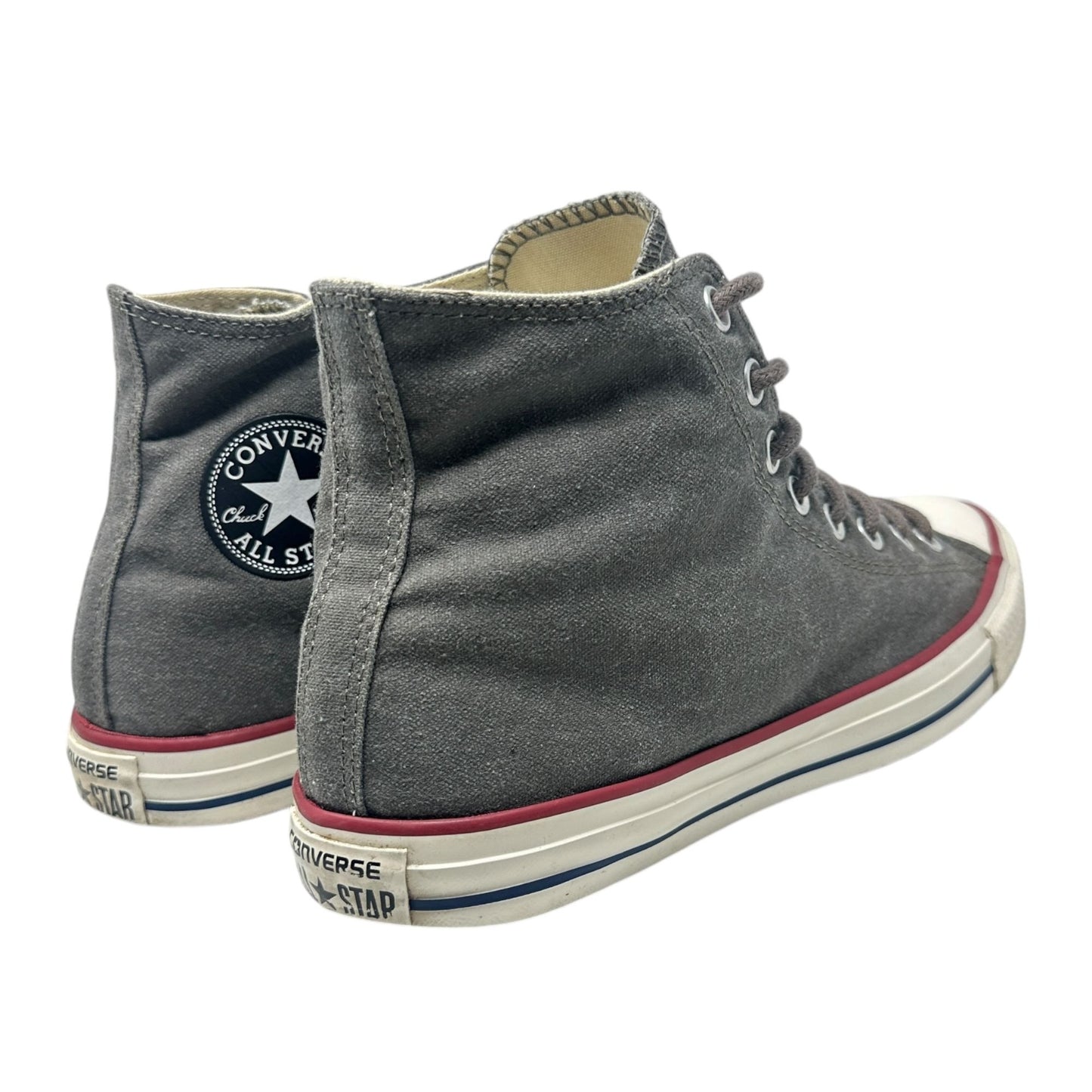 Converse All Star Mens 9.5 Men 11.5 Womens Gray High Top Fashion Sneakers Skater