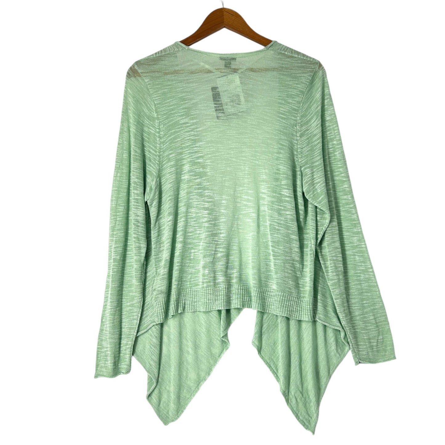 NWT Torrid Womens 1X 14-16 Jade Green Cardigan Open Front Lightweight Layering