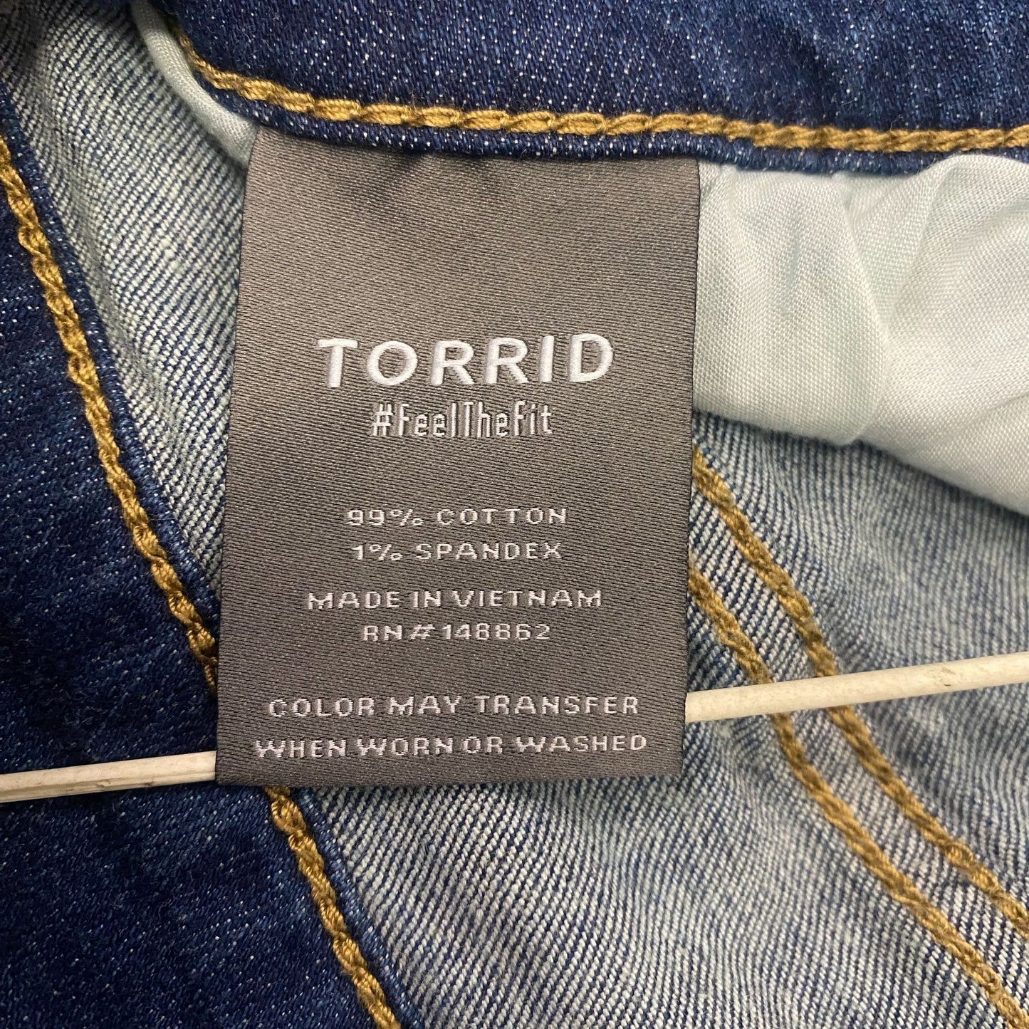 Torrid Perfect Boyfriend Ankle Jeans Stretch 20R High Rise Dark Wash Preppy