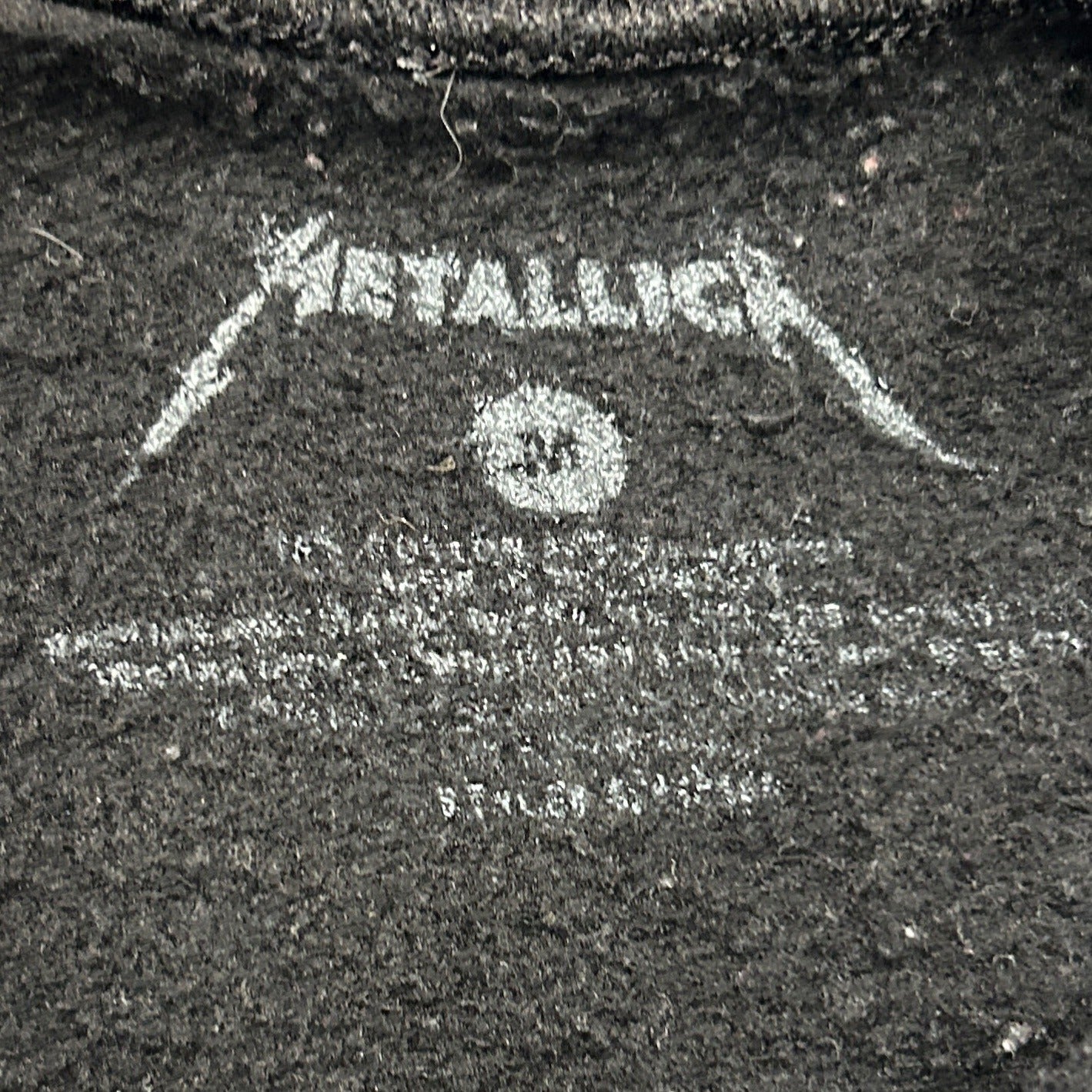 Metallica M Black Hoodie Shortest Straw Vertigo Tour Band Sweatshirt Pullover