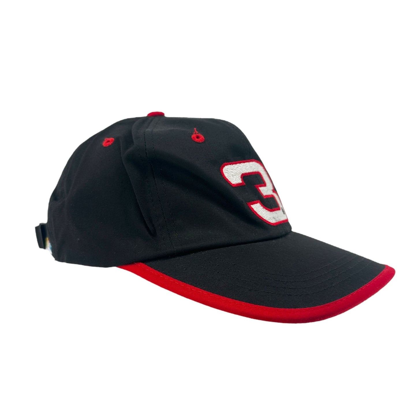 Dale Earnhardt #3 Strapback Cap NWT Vintage Deadstock Hat NASCAR Embroidered