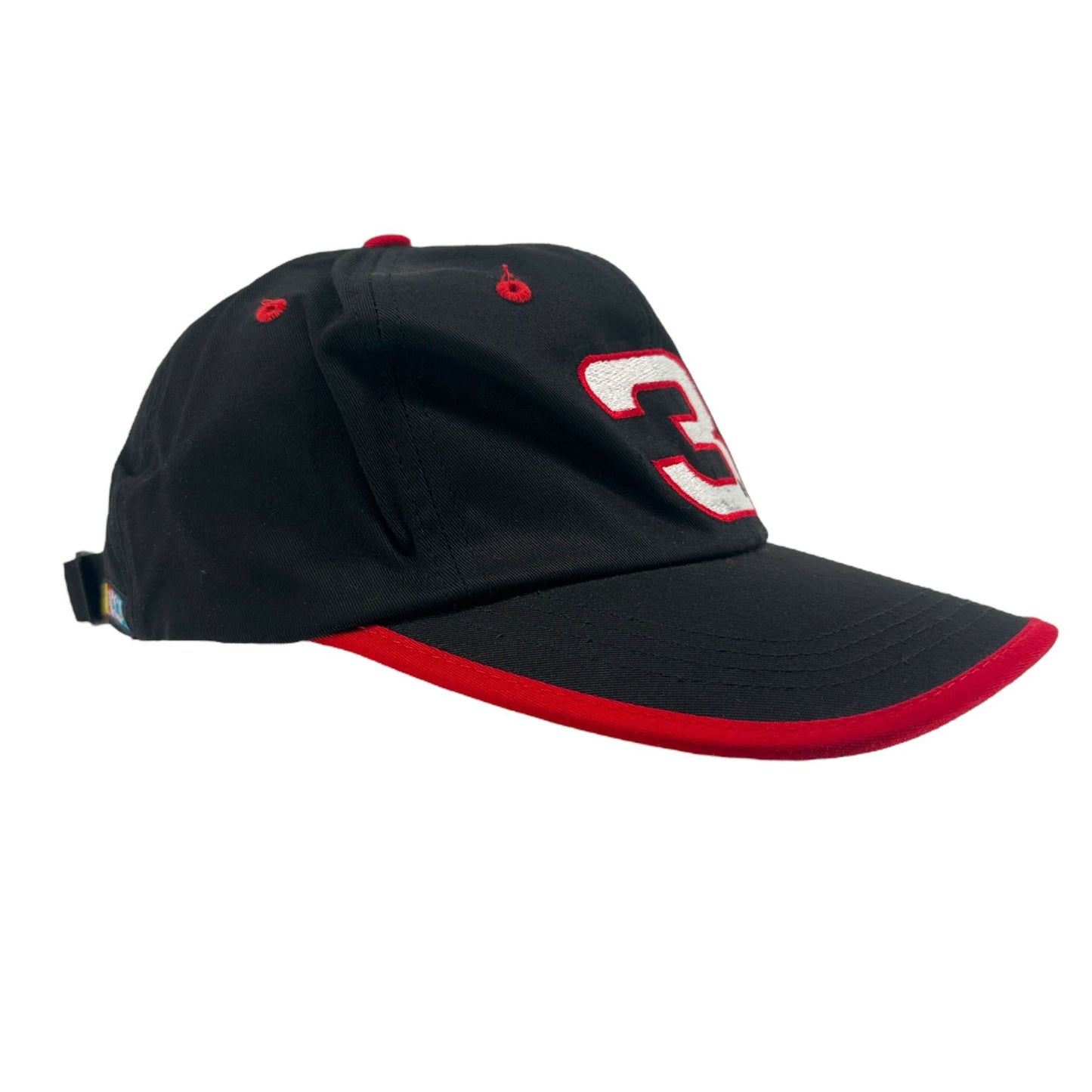 Dale Earnhardt #3 Strapback Cap NWT Vintage Deadstock Hat NASCAR Embroidered