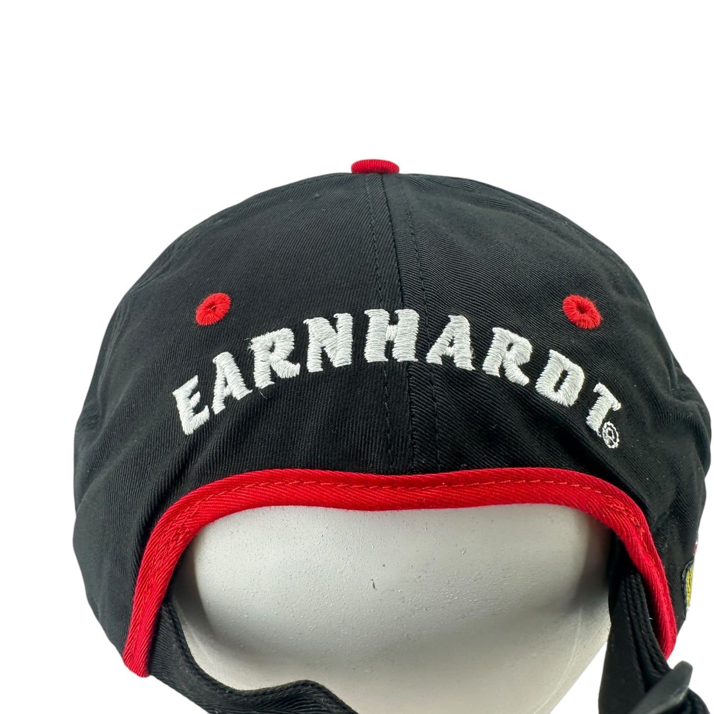 Dale Earnhardt #3 Strapback Cap NWT Vintage Deadstock Hat NASCAR Embroidered