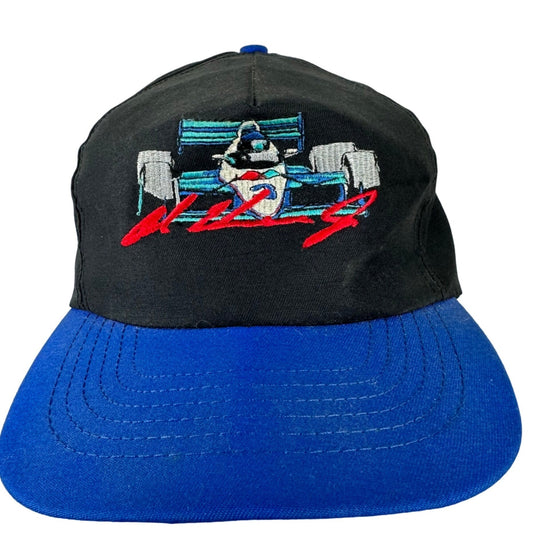 Vintage Snapback Baseball Hat Cap Al Unser Jr Valvoline Car Embroidered USA Made