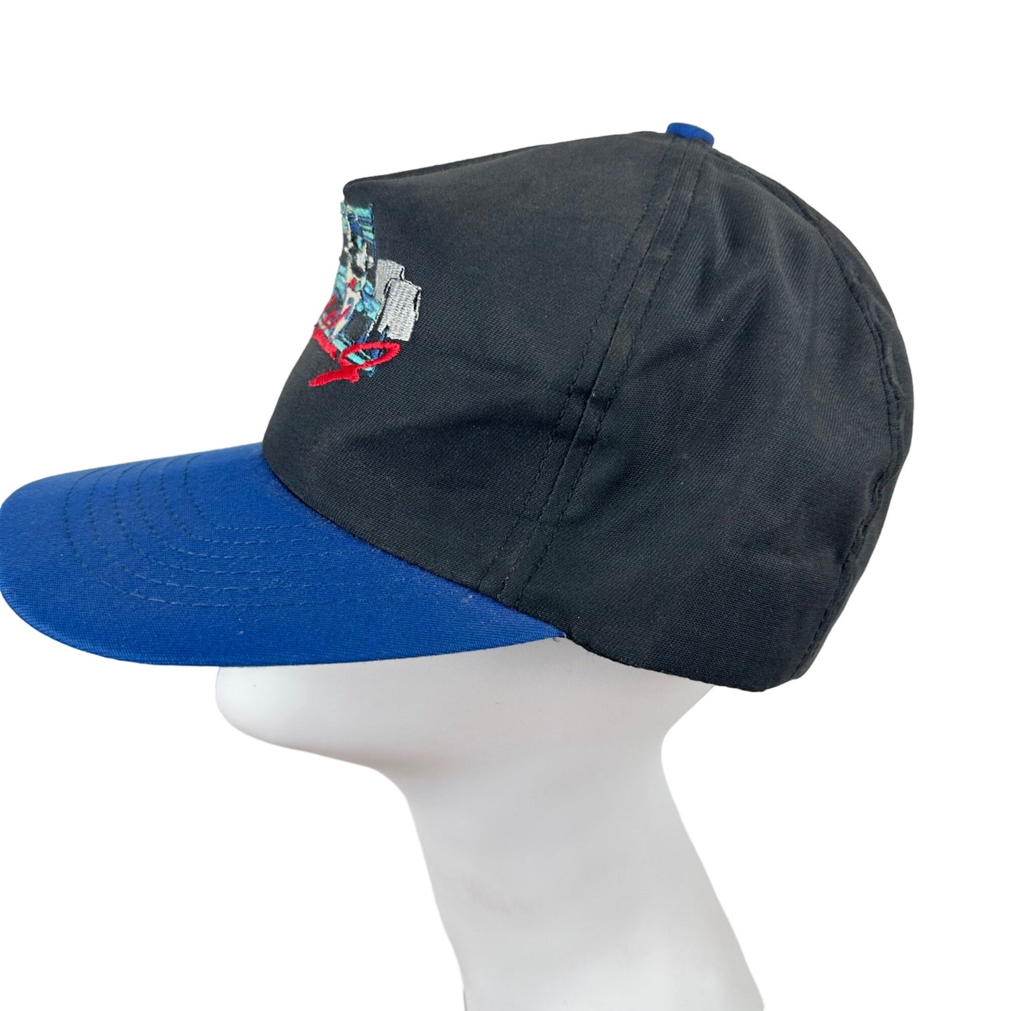 Vintage Snapback Baseball Hat Cap Al Unser Jr Valvoline Car Embroidered USA Made