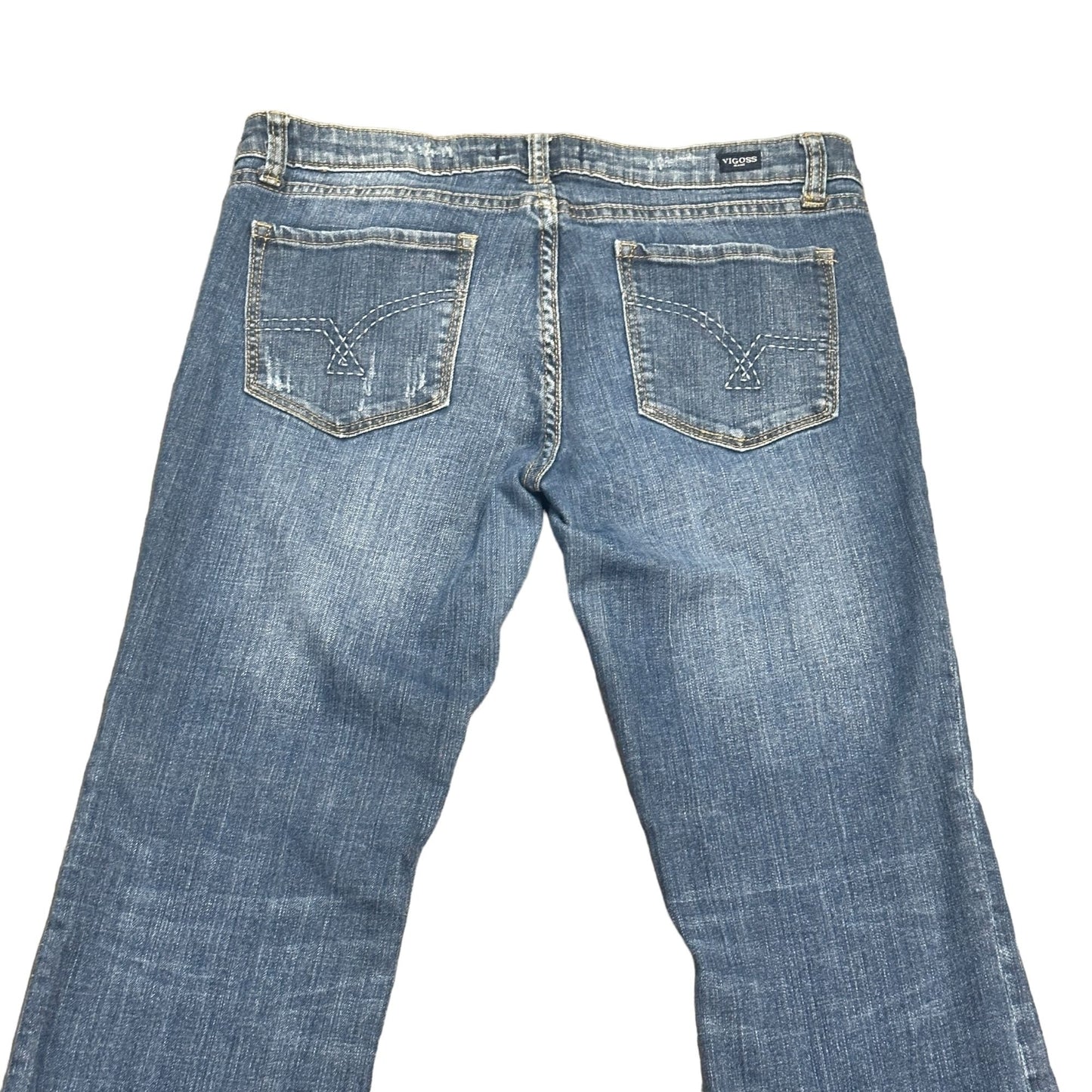 Vigoss Jeans Juniors 11 Flare Leg Distressed Stretch Y2K Normcore BOHO Cowgirl