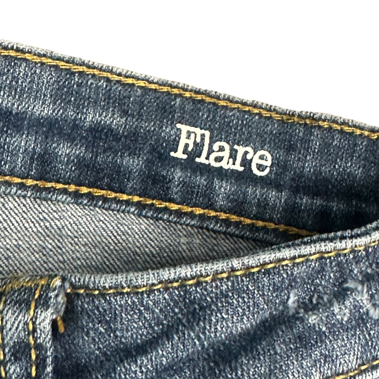 Vigoss Jeans Juniors 11 Flare Leg Distressed Stretch Y2K Normcore BOHO Cowgirl