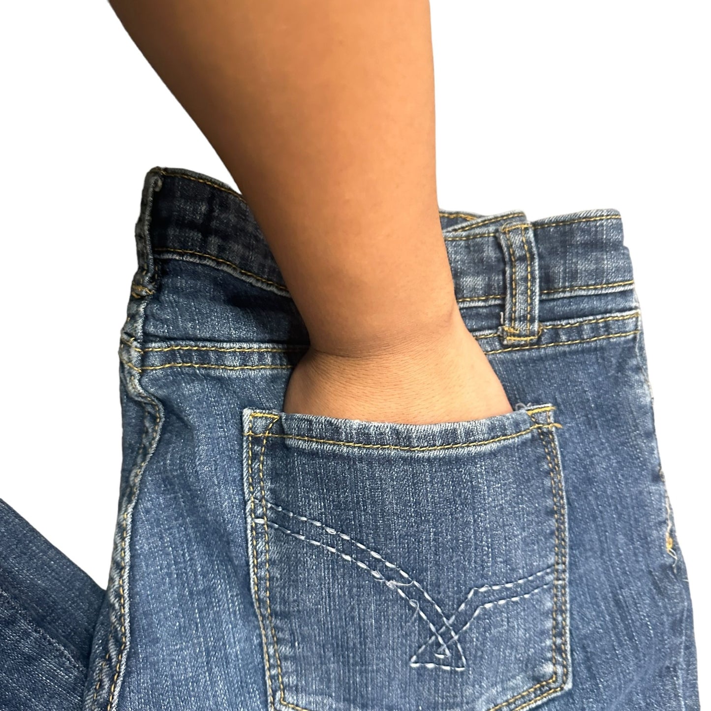 Vigoss Jeans Juniors 11 Flare Leg Distressed Stretch Y2K Normcore BOHO Cowgirl