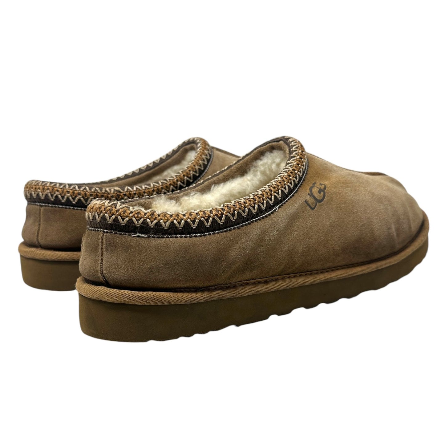 UGG Australia 5950 Tasman Size US 15 Suede Clogs Mens Slippers Chestnut