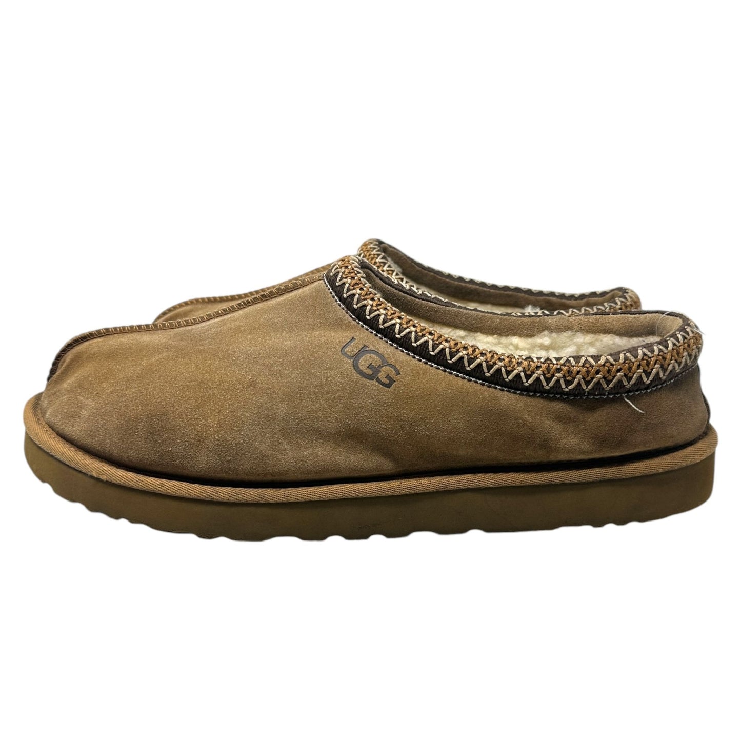 UGG Australia 5950 Tasman Size US 15 Suede Clogs Mens Slippers Chestnut