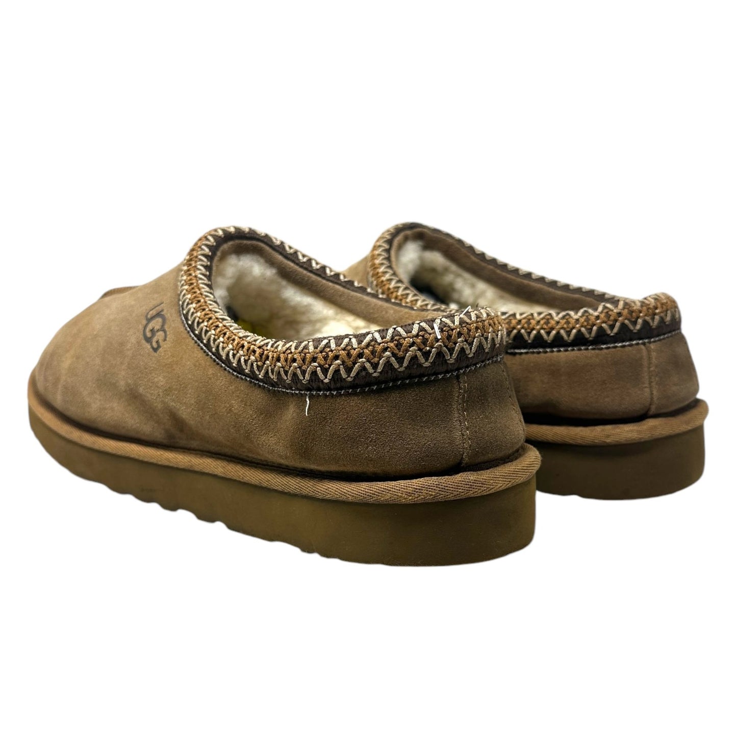 UGG Australia 5950 Tasman Size US 15 Suede Clogs Mens Slippers Chestnut