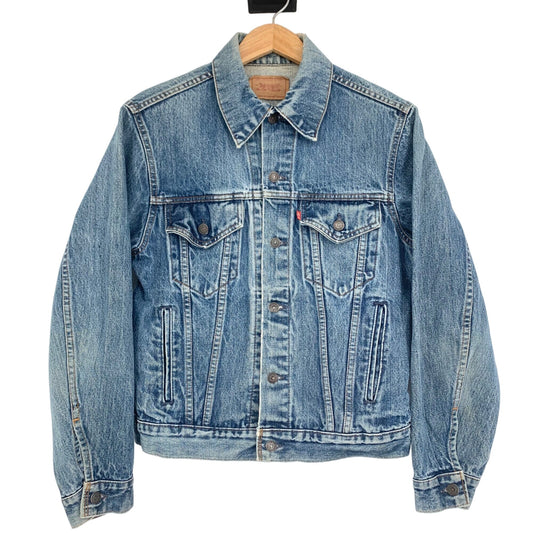 Vintage Levis Denim Trucker Jacket Womens 8 Blue Jean 70506-0217 Type 3 Little E