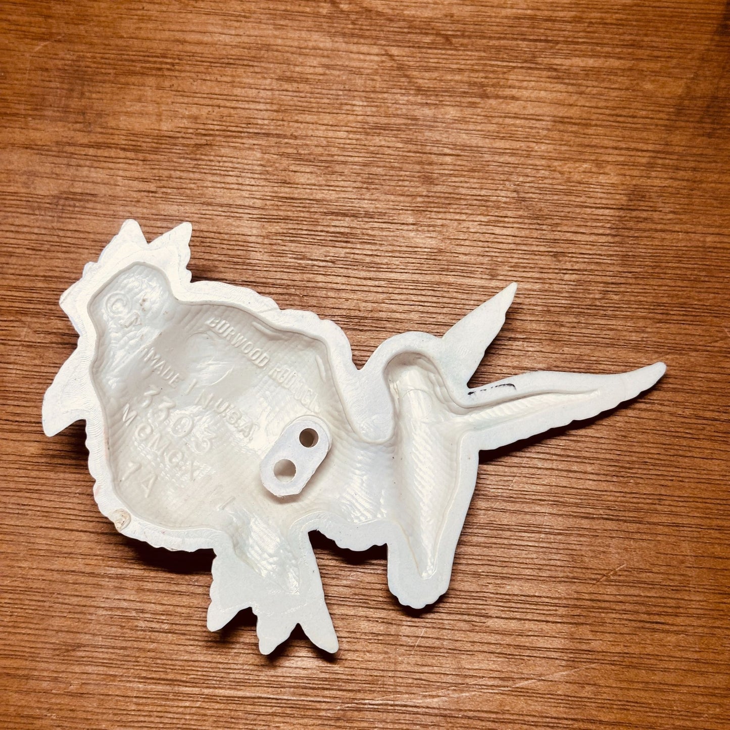 Vtg 1993 Burwood Productions set of 3 Hummingbird Flower Wall Plaques