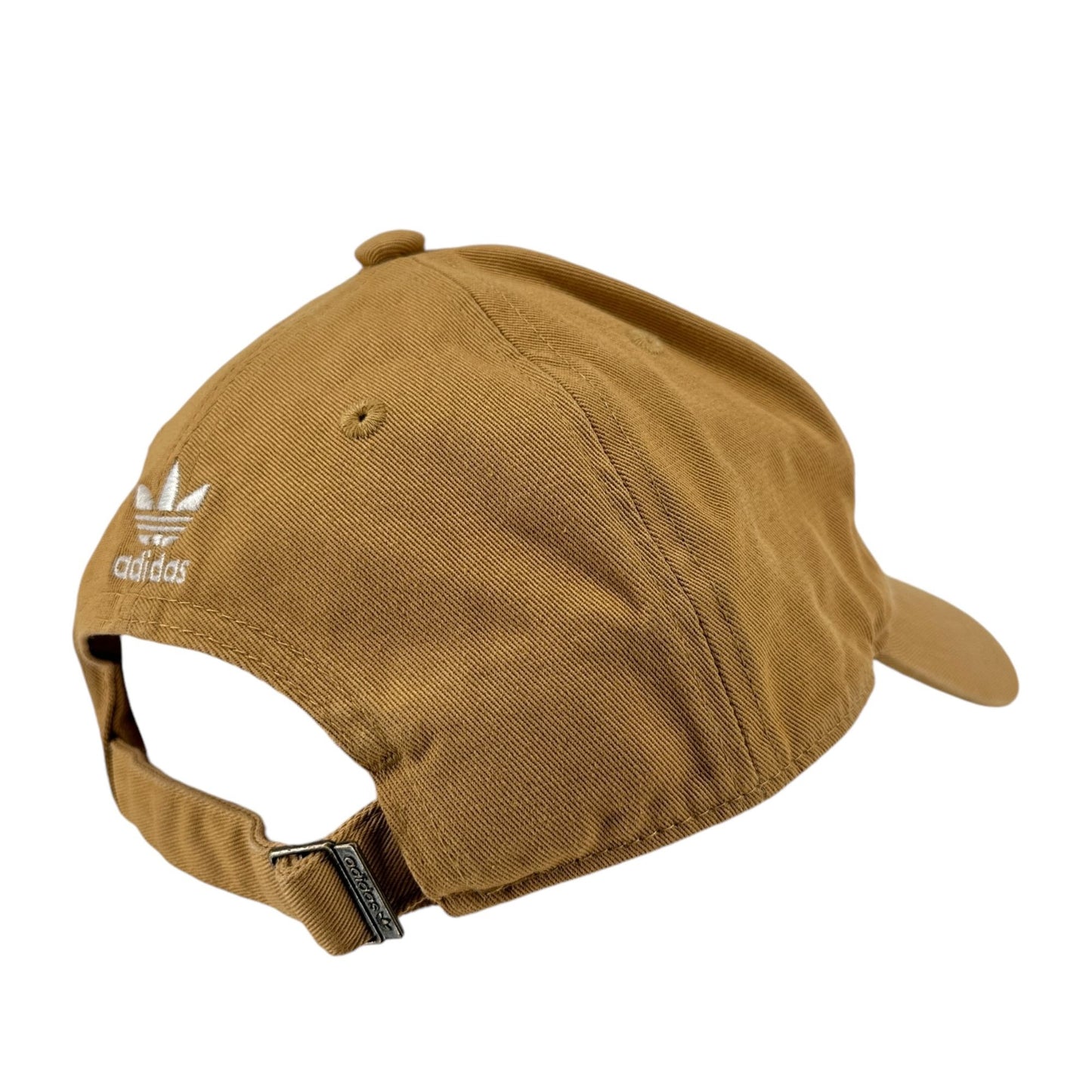 Adidas Trefoil Hat Cap Brown Mustard OSFW Strapback Baseball Embroidered Logo