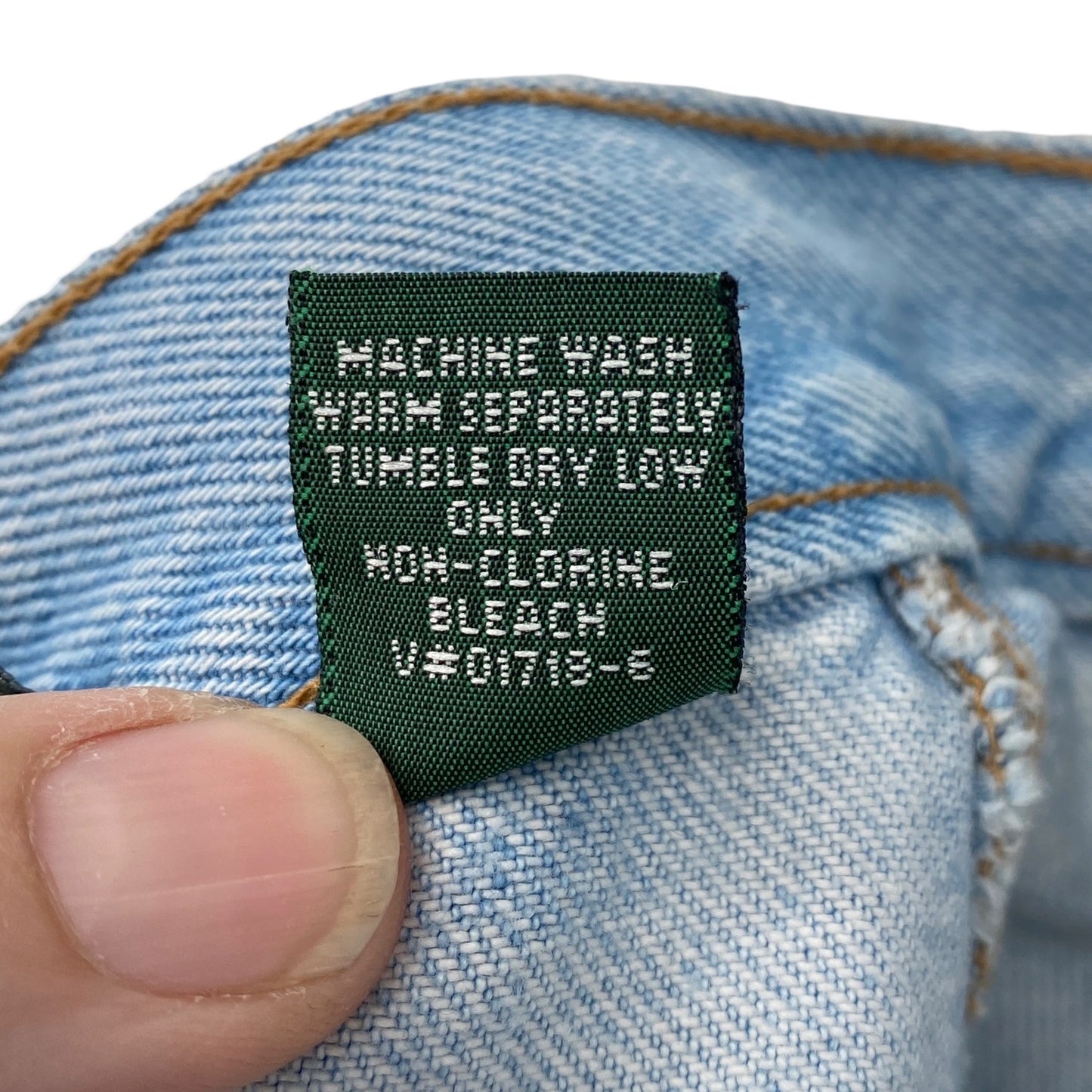 Vintage Hunt Club Modest Jean Skirt Denim Full Length Kick Pleat USA Cotton 10