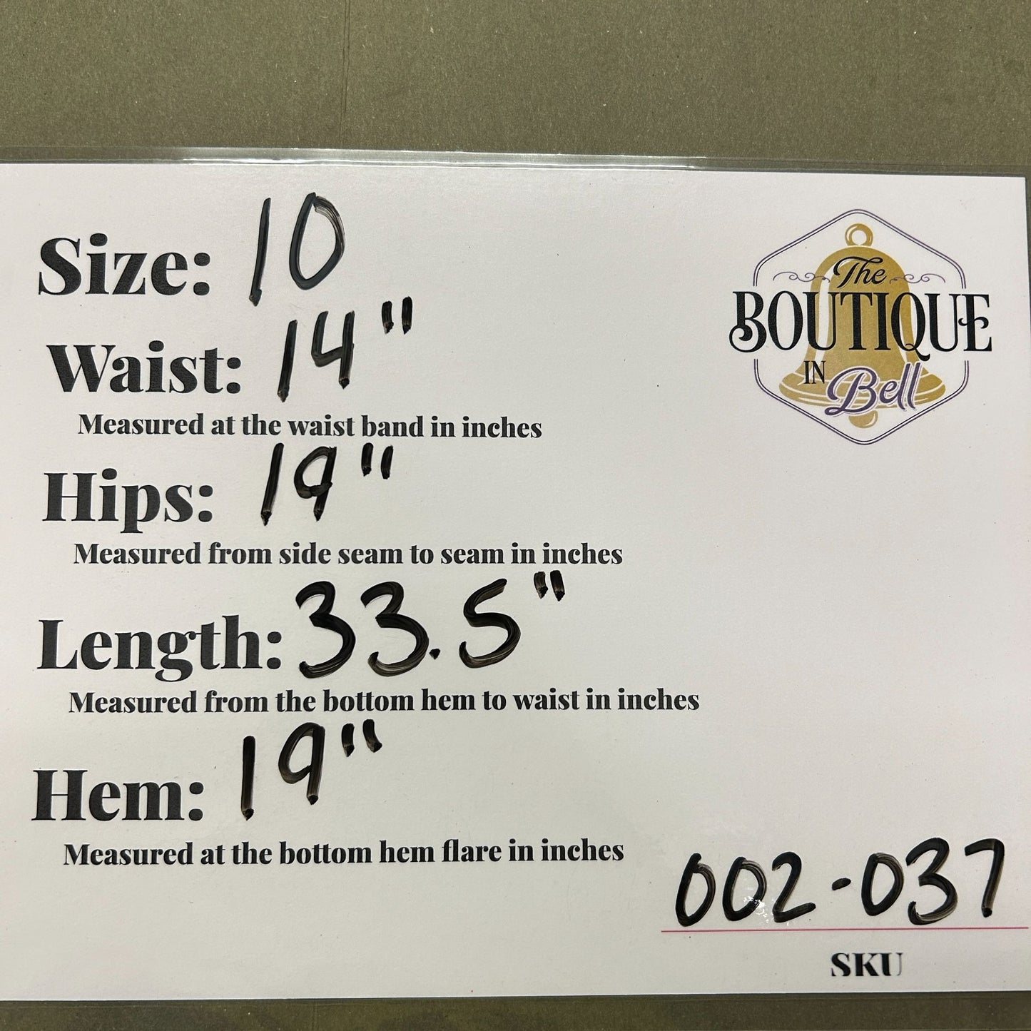 Vintage Hunt Club Modest Jean Skirt Denim Full Length Kick Pleat USA Cotton 10