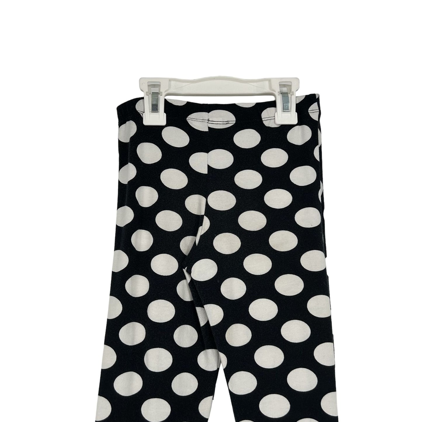 Emily Rose Girls 8 Black White Orange Polka Dot Ruffle Legging Set Pumpkin Cat