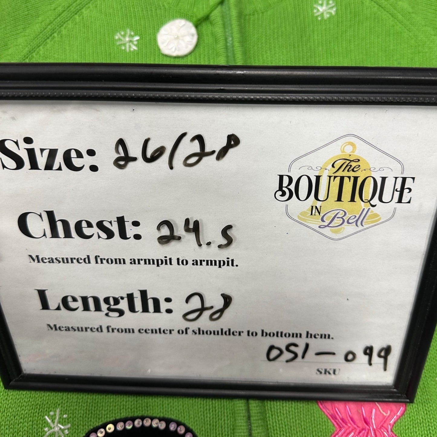 Tiara International Xmas Sweater 26/28 Green Zip Front Snowmen Cozy Holiday Wear