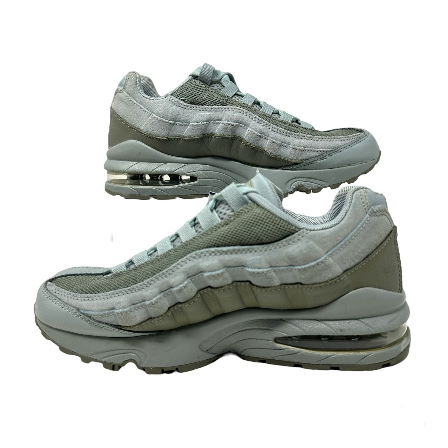 Nike Youth 5.5Y Air Max 95 Grey Green 905348-015 Sneakers Low Top Shoes Training