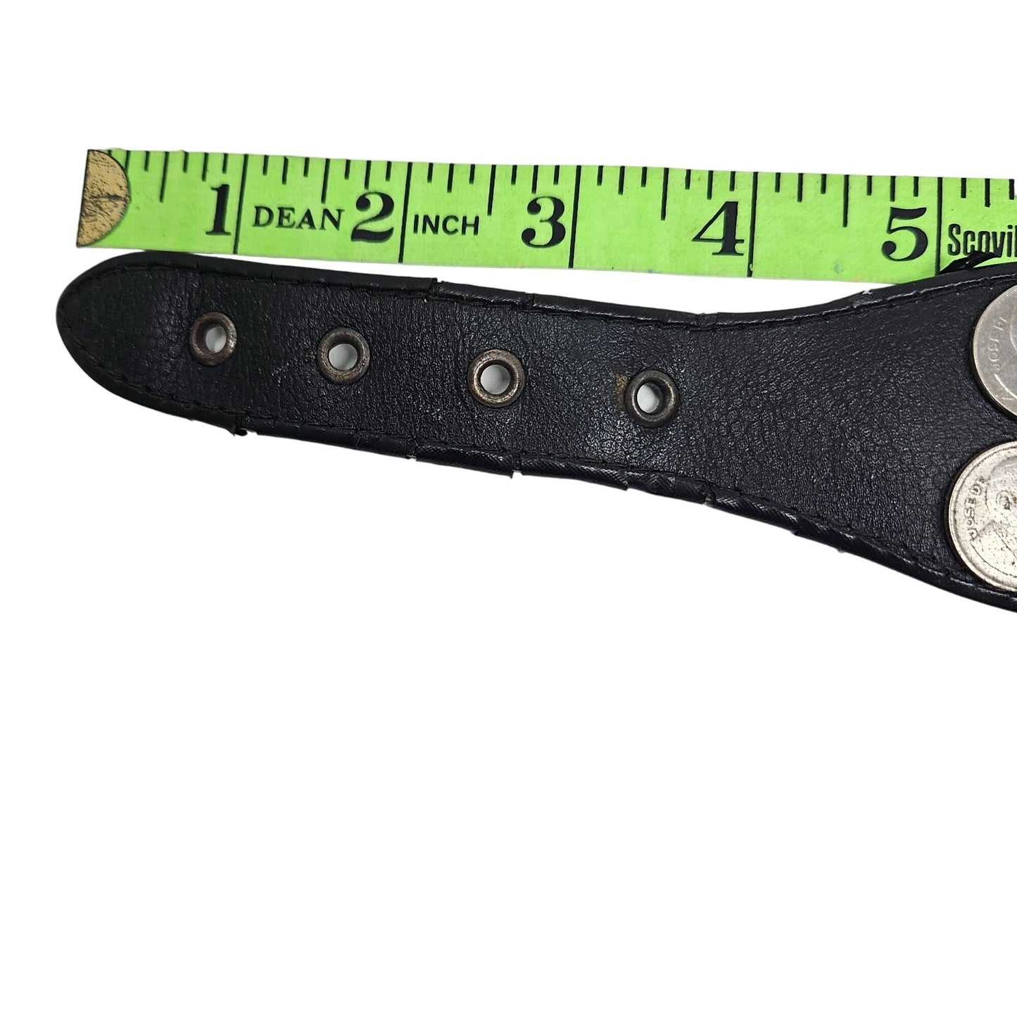 Vtg Argentine Coin Leather Collar Horse Medallion Necklace Equestrian Western