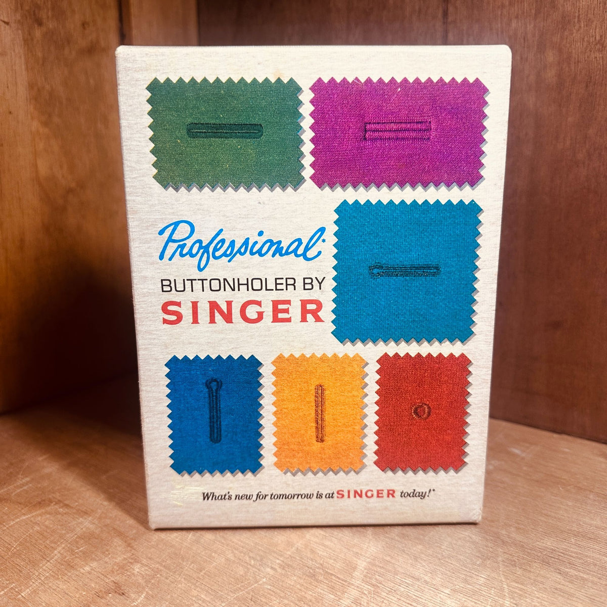 Vintage 70s Singer Professional Buttonholer Slant-Needle Zig-Zag Sewing Machines