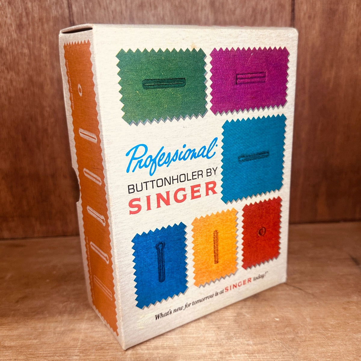 Vintage 70s Singer Professional Buttonholer Slant-Needle Zig-Zag Sewing Machines