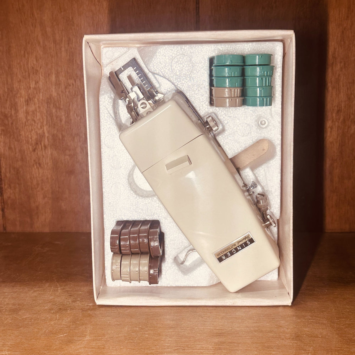 Vintage 70s Singer Professional Buttonholer Slant-Needle Zig-Zag Sewing Machines