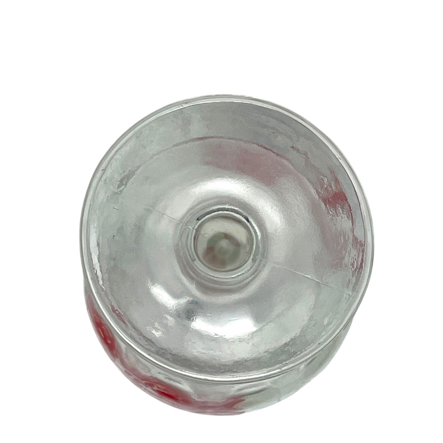Vintage Pepsi Cola Soda Goblet Thumbprint Heavy Stemmed Schooner Drinking Glass