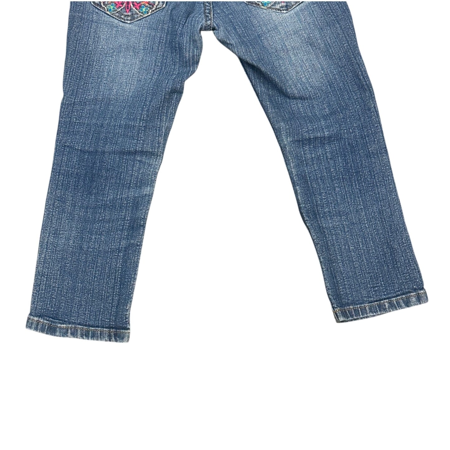 Vigoss Girls 8 Embroidered Butterfly Slim Fit Denim Jeans