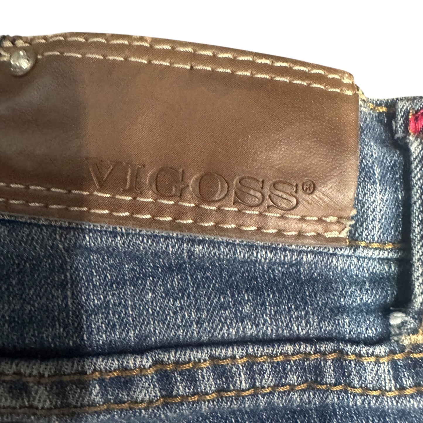 Vigoss Girls 8 Embroidered Butterfly Slim Fit Denim Jeans