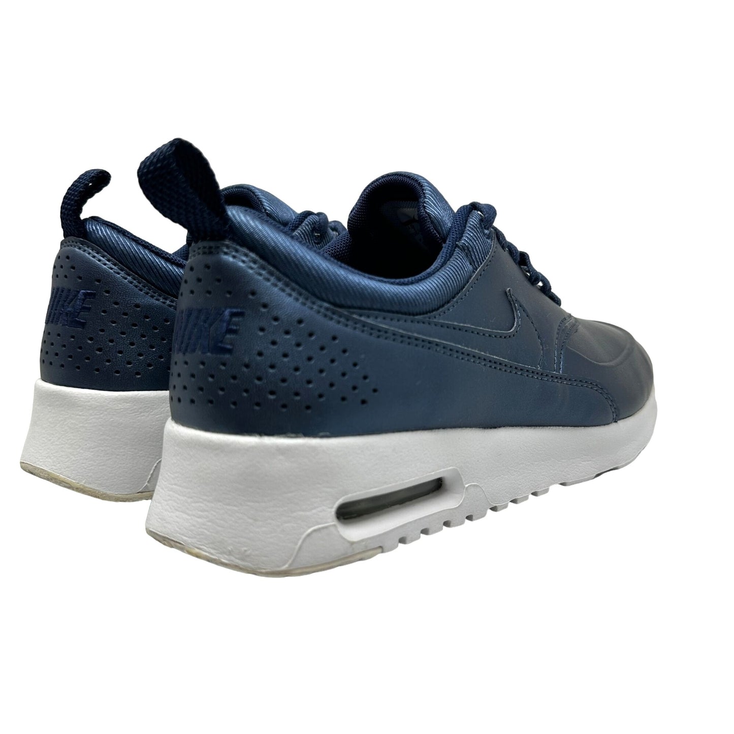 Nike Womens 7 Air Max Thea Metallic Blue Sneakers Athletic Shoes 861674-900