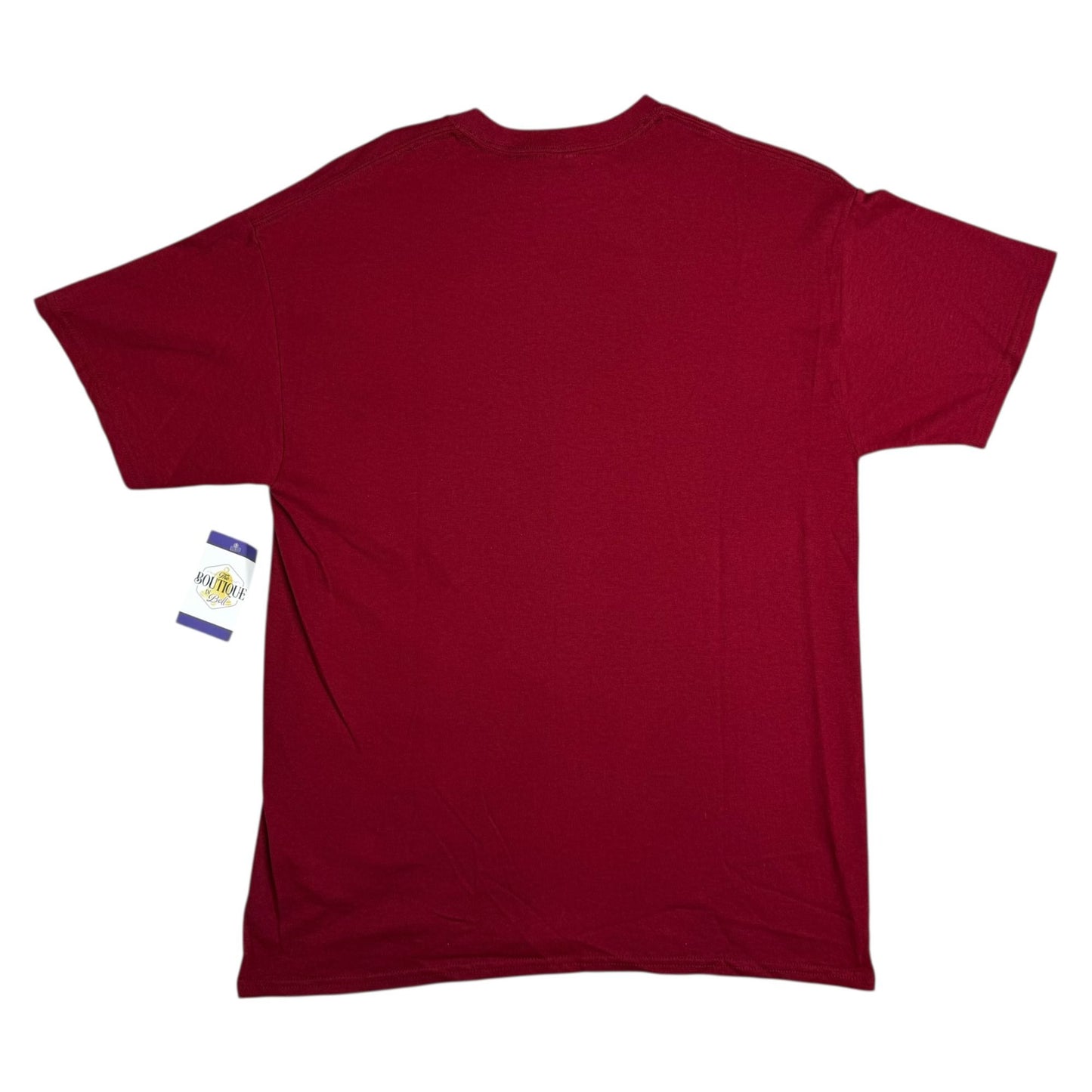 NEW 2013 Football National Champ FSU Seminoles Gildan Heavy Cotton Red TShirt L